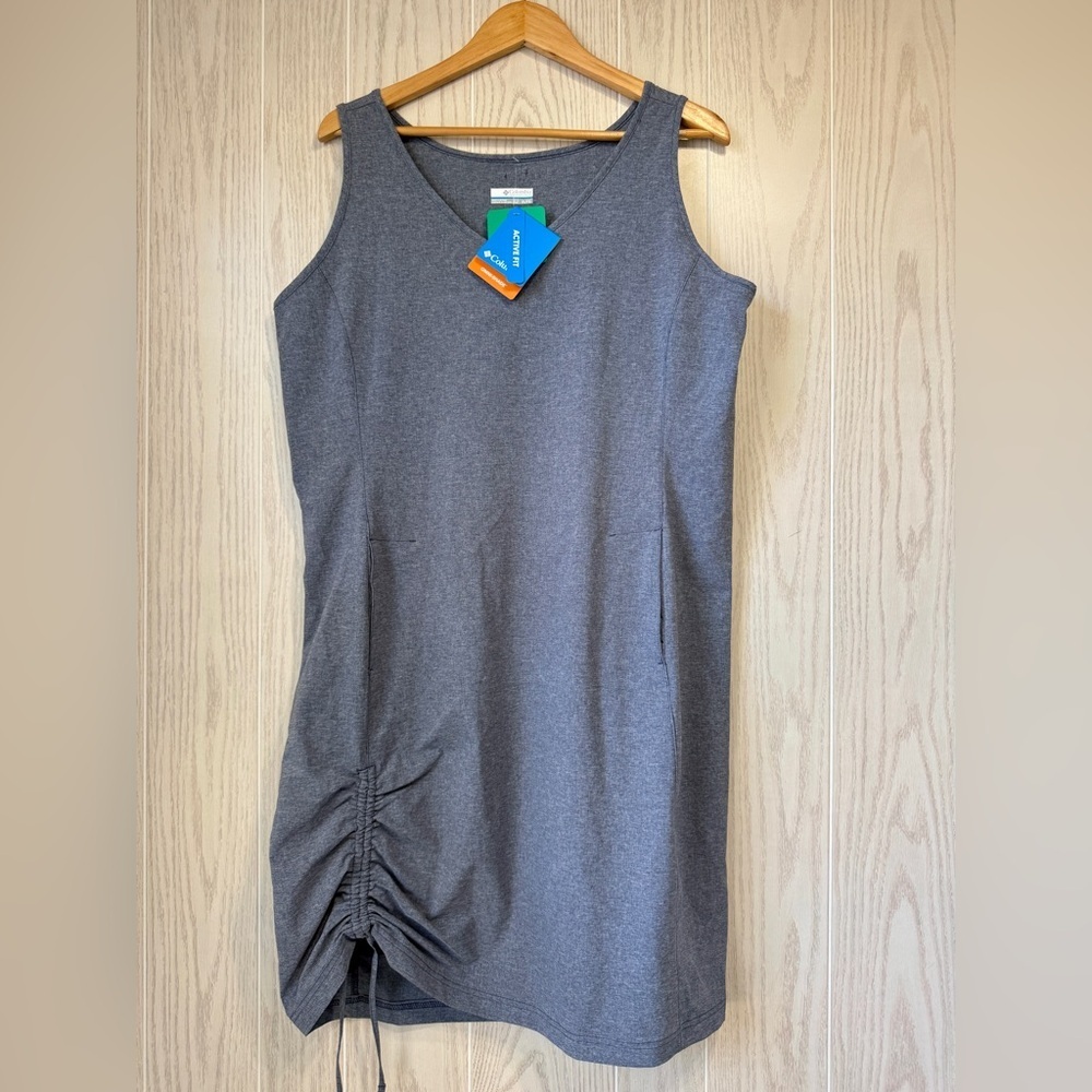 Columbia ActiveFit Side-Ruched Tank Dress – Size XL – NWT